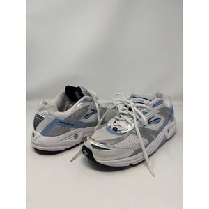 Brooks Addiction 8 Women's Running Shoes White Silver Blue 42228141 Size 9